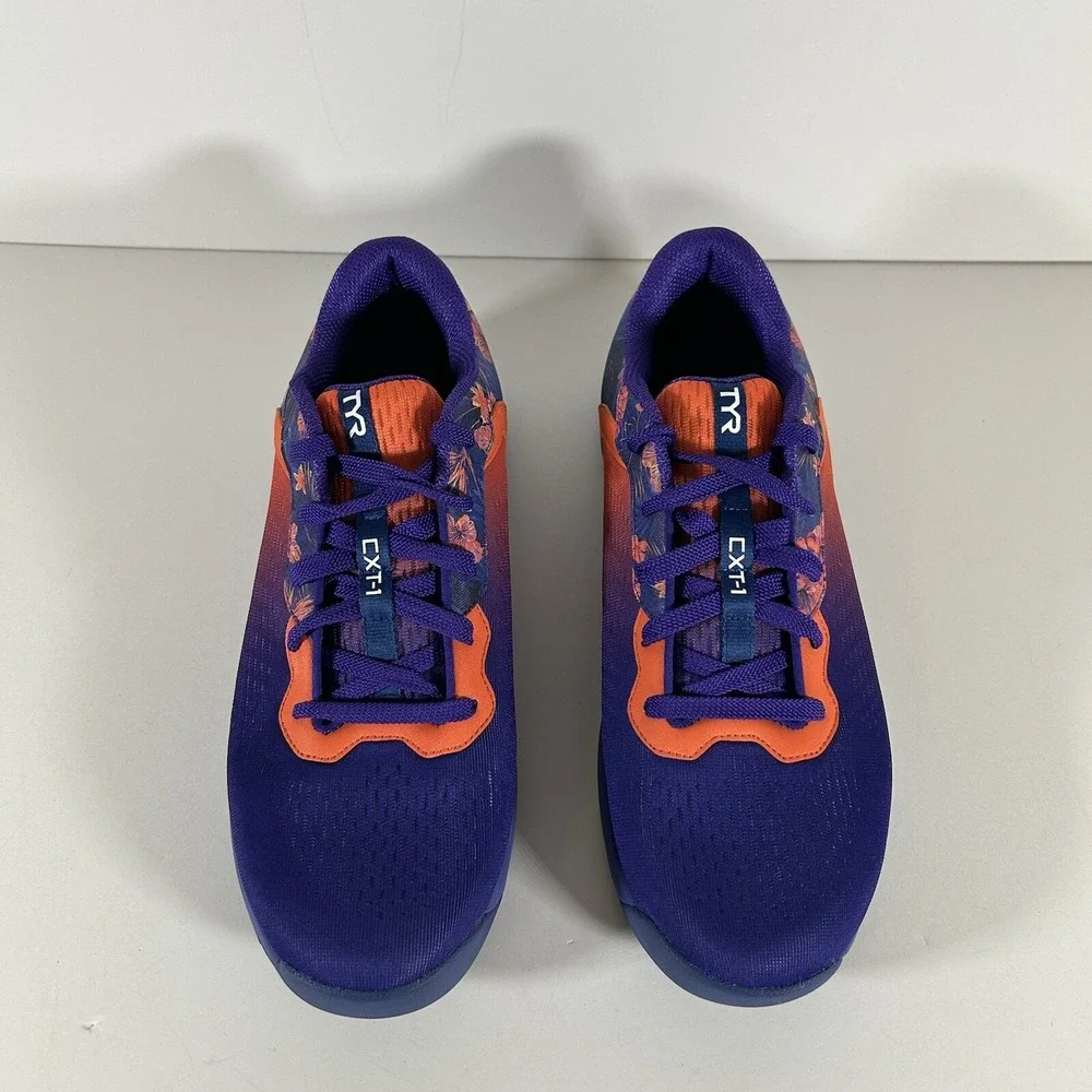 TYR CXT-1 Trainer Men's Shoes Size 11 Women's 12.5 Multicolor Floral Pattern Gym